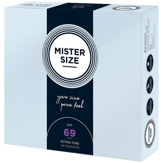 Mister Size Preservativos Tamanho Xxxl 69 Mm (36 Unidades)