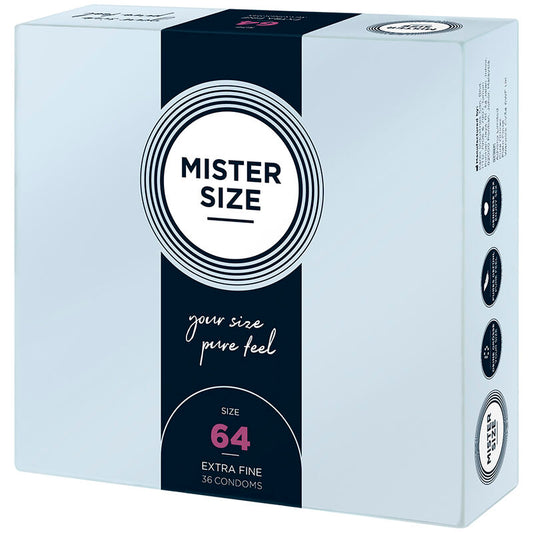 Mister Size Preservativos Tamanho Xxl 64 Mm (36 Unidades)