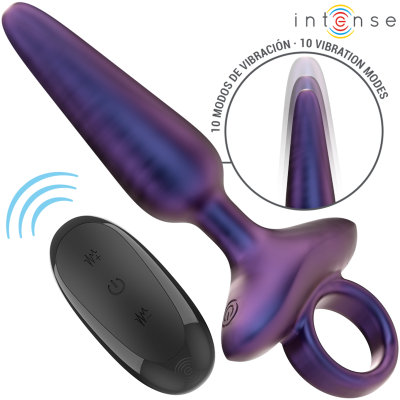 Intense Marlon Vibrador Anal Plug Modelo 4 Controle Remoto