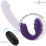 Intense Jill Vibrador Duplo Roxo com Controle Remoto 20 cm