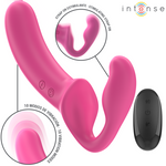 Intense Amy Doble Vibrador 20 cm Rosa Control Remoto