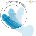Intense Phoebe Vibrador Realista 10 Vibrações Azul Controle Remoto