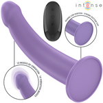 Intenso vibrador Eddie 17,5 cm, 10 vibraciones, morado, control remoto