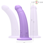 Intenso vibrador Eddie 17,5 cm, 10 vibraciones, morado, control remoto