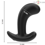 Intense Chandler Anal Plug 10 Vibrações Preto Controle Remoto