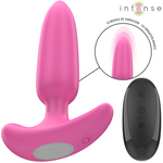 Intense Ross Anal Plug 10 Vibrações Rosa Controle Remoto
