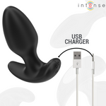 Intense Joey Anal Plug 10 Vibrações Preto Controle Remoto