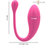 Intense Janice Vibrador U Doble Estimulación 10 Vibraciones Rosa Control Remoto