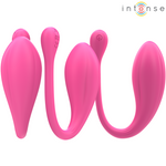 Intense Janice Vibrador U Doble Estimulación 10 Vibraciones Rosa Control Remoto