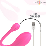 Intense Janice Vibrador U Doble Estimulación 10 Vibraciones Rosa Control Remoto