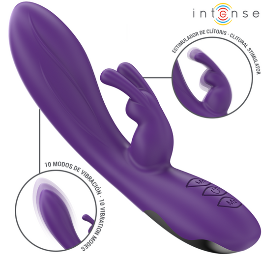 Vibrador Intenso Conejo Randall 10 Vibraciones Morado