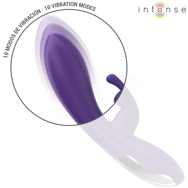 Vibrador Intenso Conejo Randall 10 Vibraciones Morado