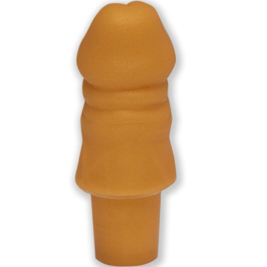 Diablo Picante - Plug Dourado em Formato de Pênis