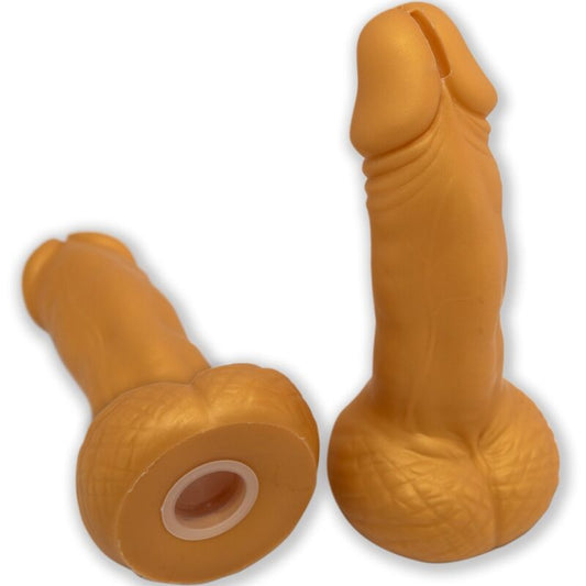 Diablo Picante - Cofre con Forma de Pene 22,5 cm Dorado