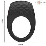 Intense Clover Vibrador Anel Penis 10 Vibrações Preto