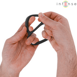 Intense - Bobby Duplo Anel de Silicone Para Pénis Preto