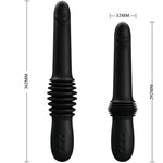 Pretty Love - Vibrador Pazuzu 3 Modos de Impulso Negro