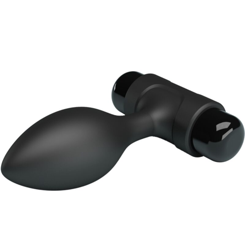 Pretty Love - Vibra Butt 10 Vibrações Plug Anal Preto