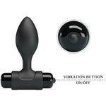 Pretty Love - Vibra Butt 10 VibraçõesPlug Anal Preto