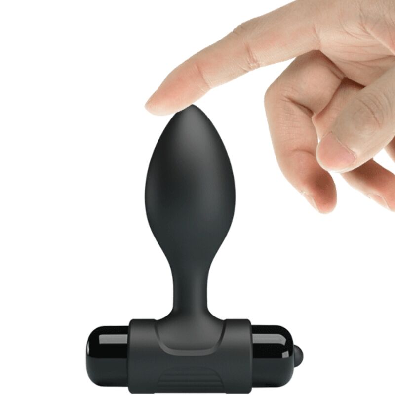 Pretty Love - Vibra Butt 10 Vibrações Plug Anal Preto