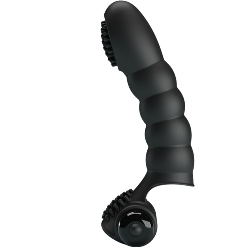 Pretty Love - Vibrador de Dedo Alexander 10 Vibrações Preto