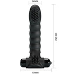 Pretty Love - Vibrador de Dedo Alexander 10 Vibrações Preto