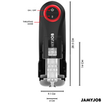 Jamyjob Masturbador Automático de Vagina por Gravedad 5 Modos de Succión
