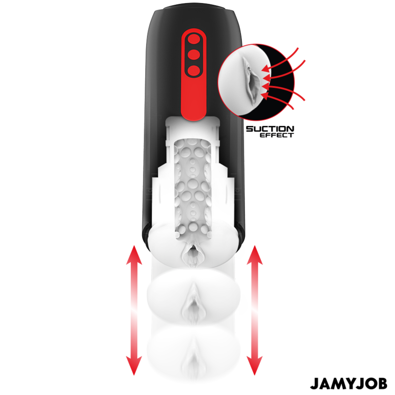 Jamyjob Masturbador Automático Phantom Vagina 5 Modos de Sucção e Impulso