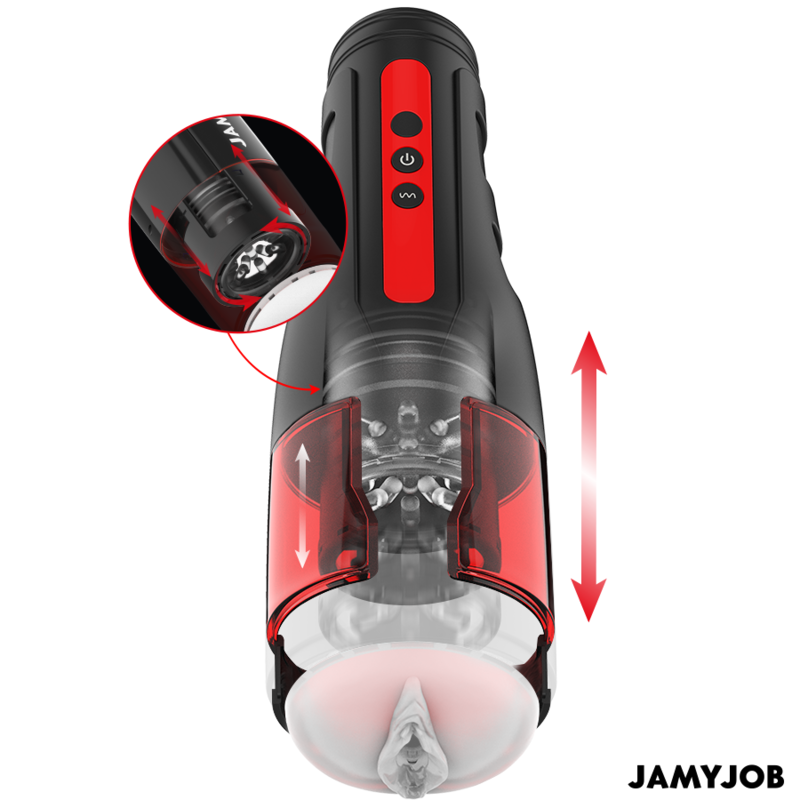 Jamyjob Storm Masturbador Automático de Vagina 10 Modos de Sucção e Impulso