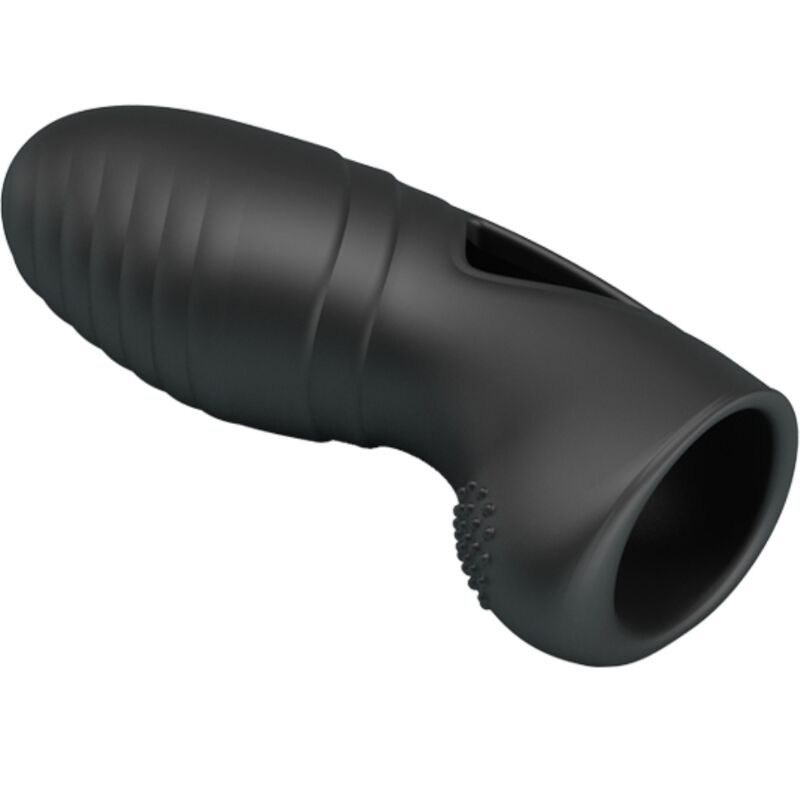 Pretty Love - Vibrador de Dedo de Silicone Alan Preto