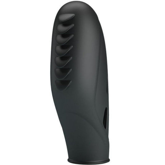 Pretty Love - Vibrador de Dedo de Silicone Gilo Preto