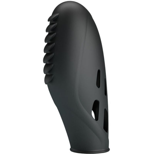 Pretty Love - Vibrador de Dedo de Silicone Gilo Preto