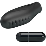 Pretty Love - Vibrador de Dedo de Silicona Gilo Negro