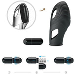 Pretty Love - Lich Silicone Dedo Vibrador Preto