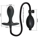 Pretty Love - Plug Anal Inflável Preto
