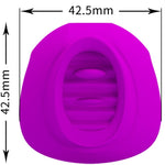 Pretty Love - Estelle Tongue Clitoris Stimulator 12 Vibrações Roxo