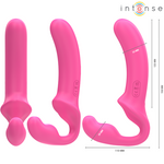 Intense Amy Doble Vibrador 20 cm Rosa Control Remoto
