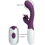 Pretty Love - Butterfly Kiss Vibrador de Conejo y Estimulador de Punto G Morado