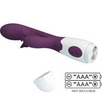 Pretty Love - Butterfly Kiss Vibrador de Conejo y Estimulador de Punto G Morado
