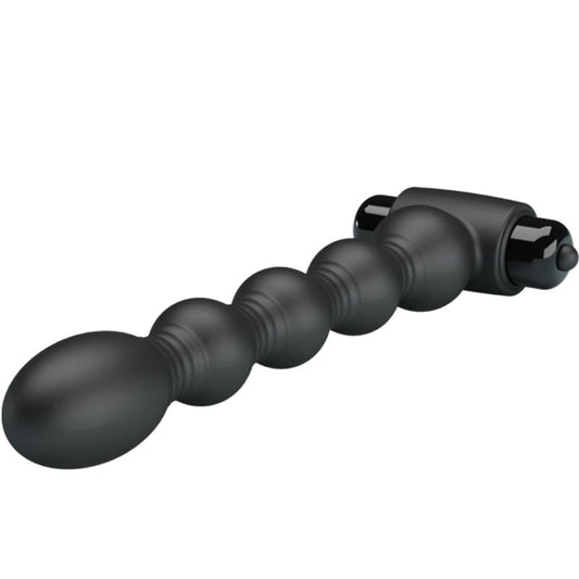 Pretty Love - Lynn Silicone AnalPlug 10 Vibrações Preto