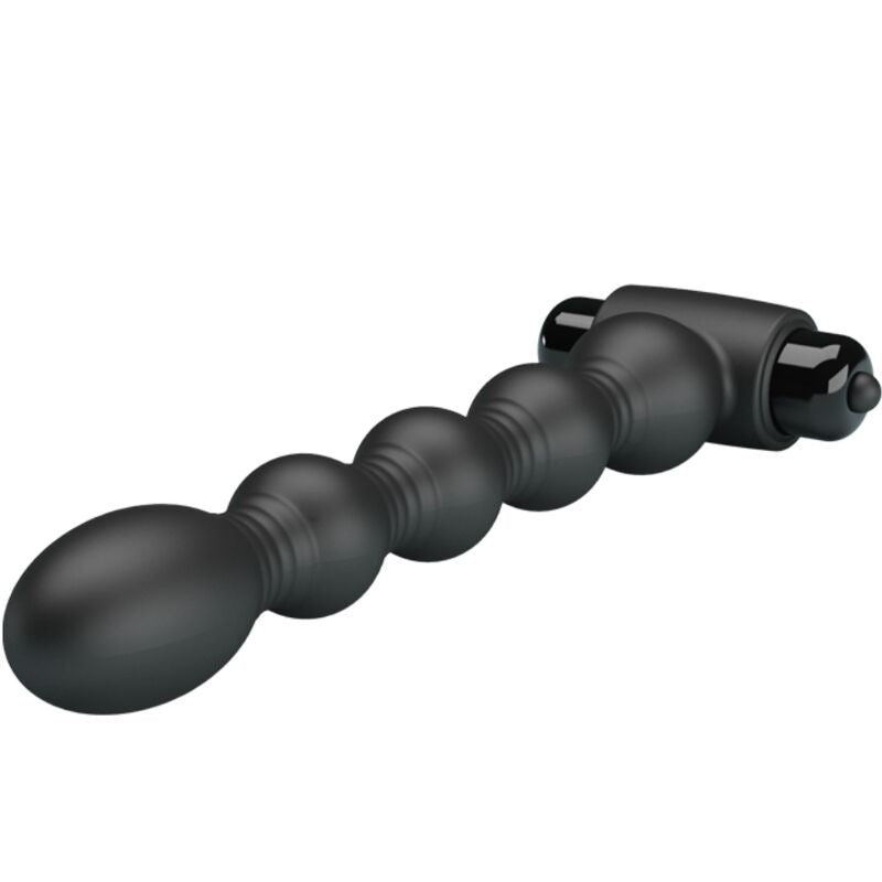 Pretty Love - Lynn Silicone AnalPlug 10 Vibrações Preto