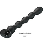 Pretty Love - Lynn Anal Plug de Silicona 10 Vibraciones Negro