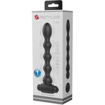 Pretty Love - Lynn Anal Plug de Silicona 10 Vibraciones Negro