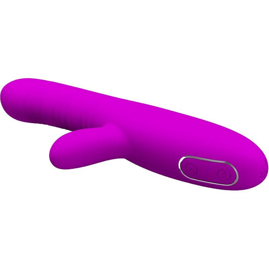 Pretty Love - Angelique Multifunções Vibrador + Estimulador de Clitóris Roxo
