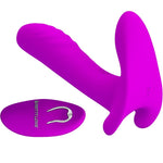 Pretty Love - Masajeador y Vibrador 12 Vibraciones Control Remoto Morado