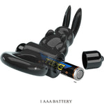 Pretty Love - Anel Vibrador Coelho Anel Excitante 10 Vibrações Preto
