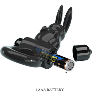 Pretty Love - Anel Vibrador Coelho Anel Excitante 10 Vibrações Preto
