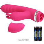Pretty Love - Vibrador Coelho Multifuncional Phoenix Rosa