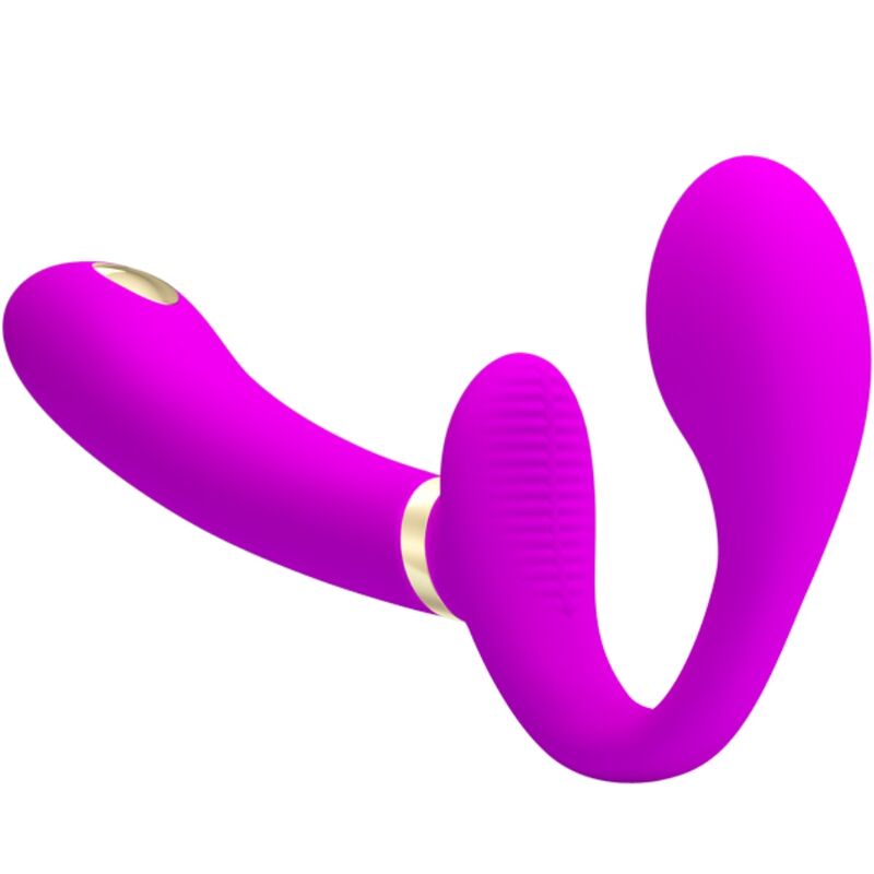 Pretty Love - Thunderbird Vibrador Duplo com Controle Remoto Roxo