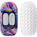 Pretty Love - Masturbador Masculino de Silicona Coquettish Balls Blanco